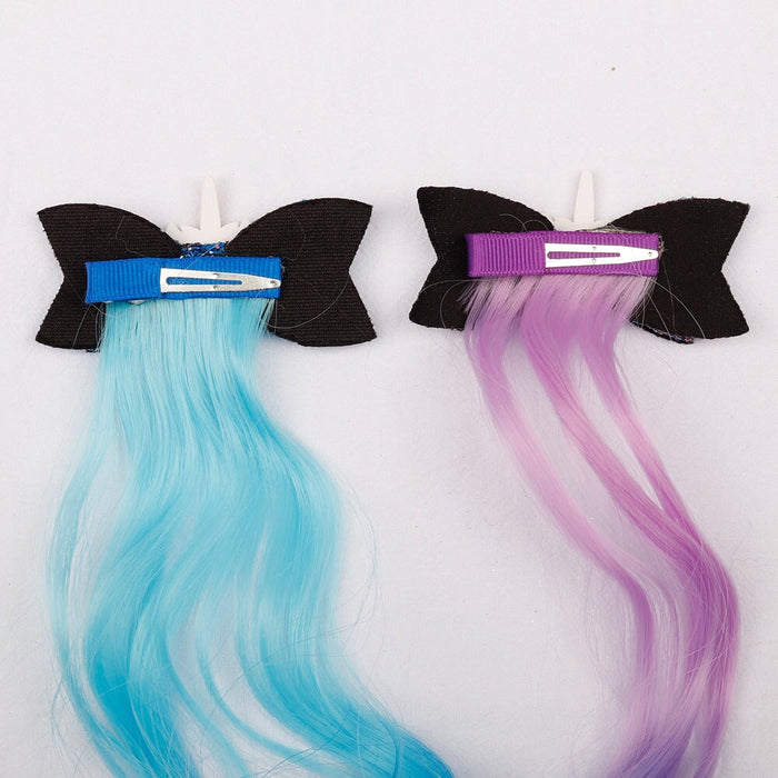 Wholesale Dovetail With Wig Faux Leather Kids Hair Clip (F)JDC-HC-Danzuo028 Hair Clips 丹左 Wholesale Jewelry JoyasDeChina Joyas De China