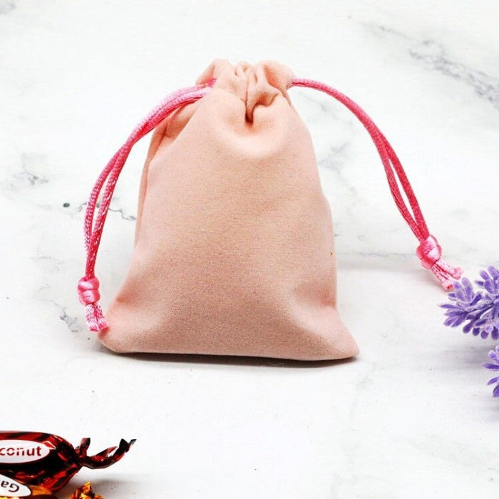 Wholesale Drawstring Ornament Bag Fabric Flocking Bag Jewelry packaging JDC-JP-Fuyong004 Jewelry packaging 福永 Wholesale Jewelry JoyasDeChina Joyas De China