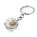 Wholesale Easter Bunny Alloy Silver Plated Glass Gemstone Keychain JDC-KC-XuS001 Keychains 溆水 Wholesale Jewelry JoyasDeChina Joyas De China