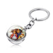 Wholesale Easter Bunny Alloy Silver Plated Glass Gemstone Keychain JDC-KC-XuS001 Keychains 溆水 Wholesale Jewelry JoyasDeChina Joyas De China