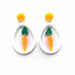 Wholesale Easter Carrot Rabbit Earrings JDC-ES-XUEP008 Earrings 雪帕 Radish Wholesale Jewelry JoyasDeChina Joyas De China