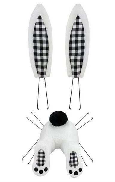 Wholesale Easter Cloth Faceless Doll Rabbit Ornament JDC-OS-PinX001 Ornaments 品轩 black white Wholesale Jewelry JoyasDeChina Joyas De China