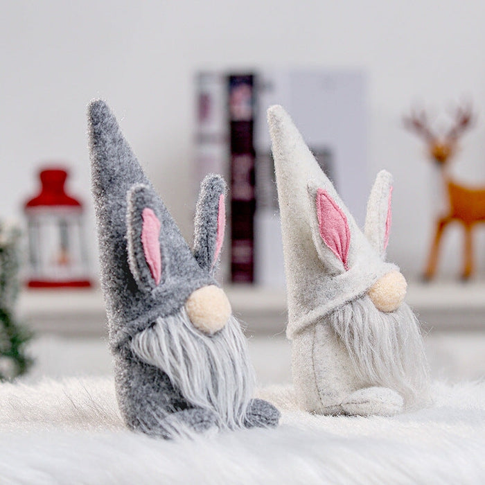 Wholesale Easter Faceless Doll Rabbit Doll Fabric Filled Cotton Ornament JDC-OS-GangL003 Ornaments 港恋 Wholesale Jewelry JoyasDeChina Joyas De China