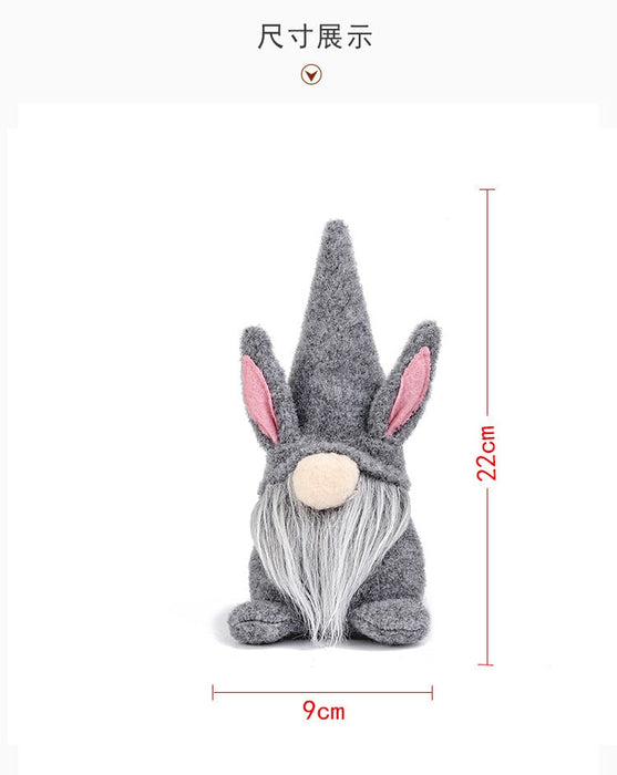 Wholesale Easter Faceless Doll Rabbit Doll Fabric Filled Cotton Ornament JDC-OS-GangL003 Ornaments 港恋 Wholesale Jewelry JoyasDeChina Joyas De China