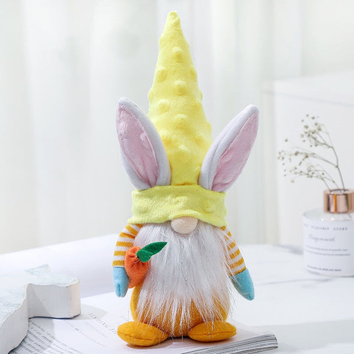 Wholesale Easter Pointed Hat Rabbit Doll Fabric Ornament JDC-OS-GangL001 Ornaments 港恋 Wholesale Jewelry JoyasDeChina Joyas De China