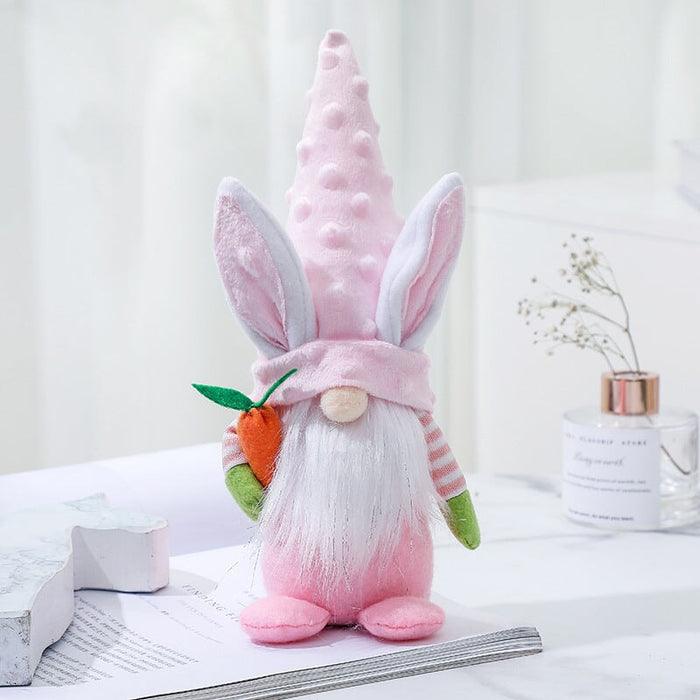 Wholesale Easter Pointed Hat Rabbit Doll Fabric Ornament JDC-OS-GangL001 Ornaments 港恋 Wholesale Jewelry JoyasDeChina Joyas De China