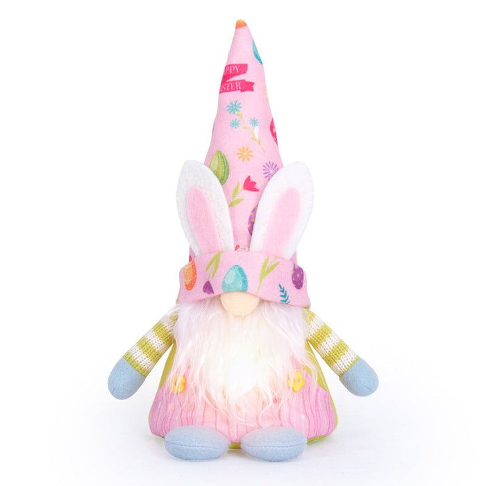 Wholesale Easter Polyester Fabric Faceless Doll Rabbit Light Ornament JDC-OS-YiX001 Ornaments 宜馨 Wholesale Jewelry JoyasDeChina Joyas De China