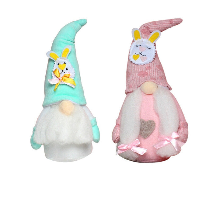 Wholesale Easter Rudolph Rabbit Ears Doll Fabric Filled Cotton Ornament JDC-OS-GangL019 Ornaments 港恋 Wholesale Jewelry JoyasDeChina Joyas De China