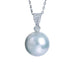 Wholesale Elegant T Square Zircon Pearl Necklace Necklace Women's Simple Pearl Pendant Clavicle Chain Necklaces JoyasDeChina Square Diamond Pearl Necklace 10mm Wholesale Jewelry JoyasDeChina Joyas De China