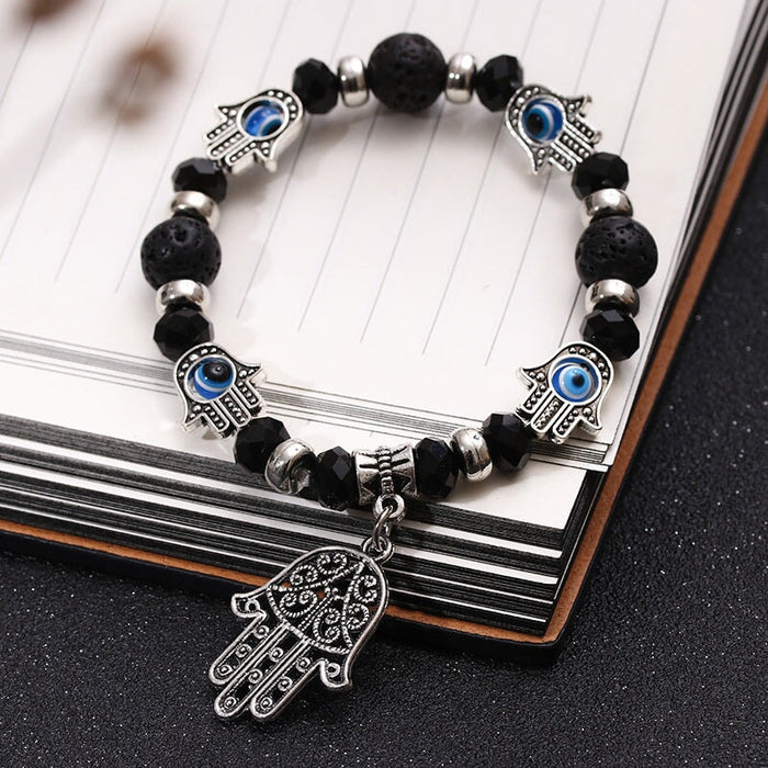 Wholesale Fatima Palm Demon Eye Alloy Bracelet JDC-BT-Daiq001 Bracelet 黛茜 Wholesale Jewelry JoyasDeChina Joyas De China