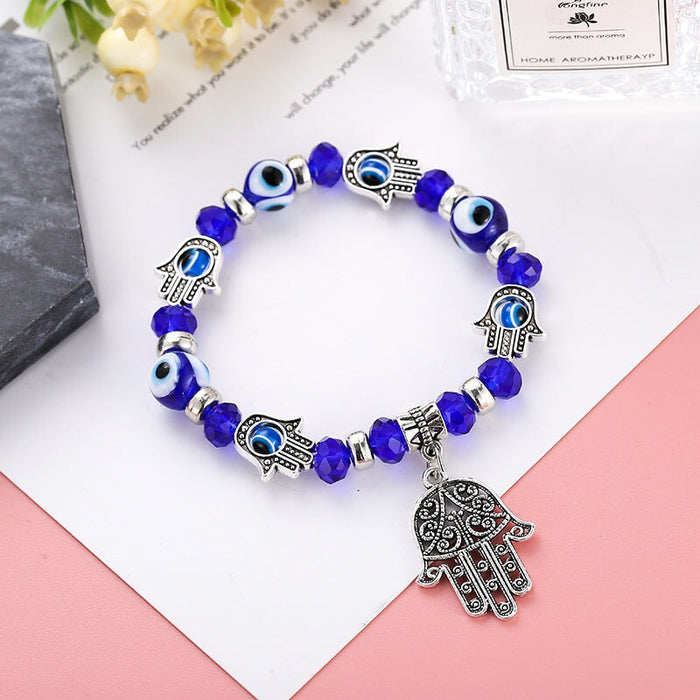 Wholesale Fatima Palm Demon Eye Alloy Bracelet JDC-BT-Daiq001 Bracelet 黛茜 Wholesale Jewelry JoyasDeChina Joyas De China