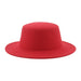 Wholesale flat hat woolen wide brim hat JDC-FH-Guanchuan006 Fashionhat 冠川 Wholesale Jewelry JoyasDeChina Joyas De China