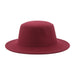 Wholesale flat hat woolen wide brim hat JDC-FH-Guanchuan006 Fashionhat 冠川 Wholesale Jewelry JoyasDeChina Joyas De China