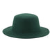 Wholesale flat hat woolen wide brim hat JDC-FH-Guanchuan006 Fashionhat 冠川 Blackish green M(56-58cm) Wholesale Jewelry JoyasDeChina Joyas De China