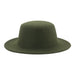 Wholesale flat hat woolen wide brim hat JDC-FH-Guanchuan006 Fashionhat 冠川 Military green M(56-58cm) Wholesale Jewelry JoyasDeChina Joyas De China