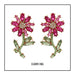 Wholesale flower alloy earringsJDC-ES-LIUM015 Earrings 榴芒 Wholesale Jewelry JoyasDeChina Joyas De China