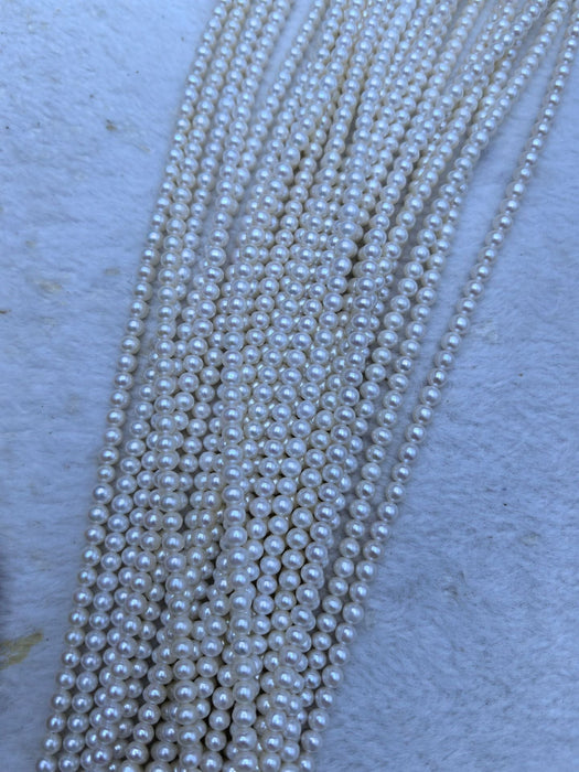Wholesale Freshwater Close to Round 3-6 Millet Chain Temperament Beads Clavicle Necklace Necklaces JoyasDeChina 5-6mm nearly round and slightly imperfect millet chain (excluding buckles) Wholesale Jewelry JoyasDeChina Joyas De China