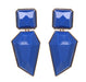 wholesale Geometric acrylic earrings JDC-ES-f102 earrings JoyasDeChina Blue Wholesale Jewelry JoyasDeChina Joyas De China