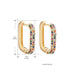 Wholesale Geometric Metal Hoop Earrings JDC-ES-Ruol002 Earrings 若龙 Seven styles A17-2-2-7 Wholesale Jewelry JoyasDeChina Joyas De China