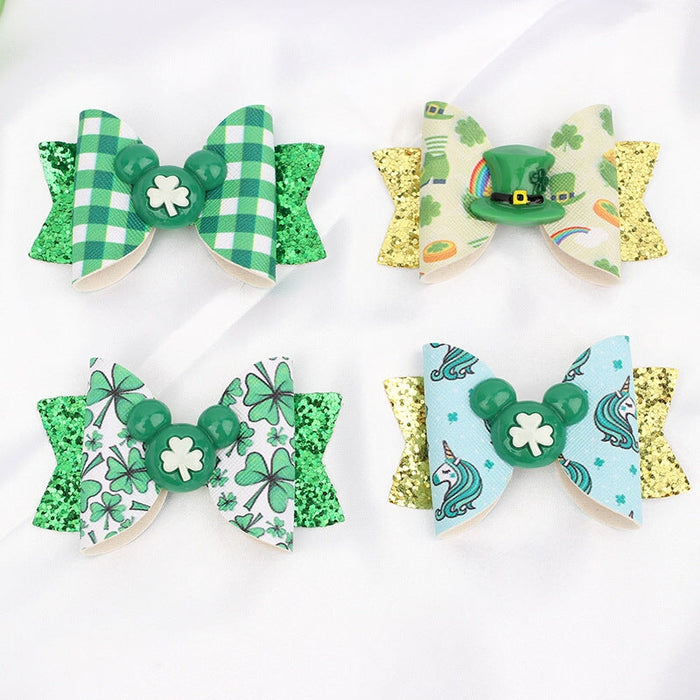 Wholesale Glitter Bow Kids Hair Clips JDC-HC-Danzuo031 Hair Clips 丹左 Wholesale Jewelry JoyasDeChina Joyas De China