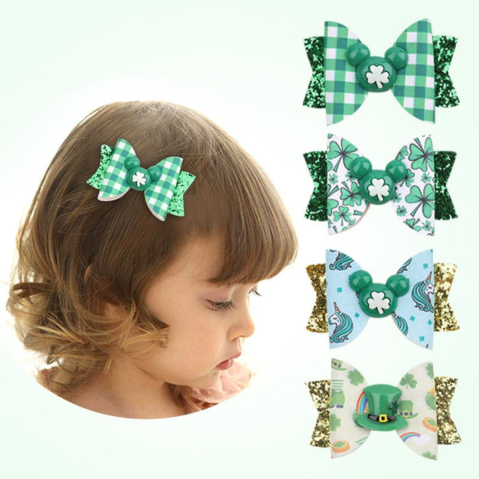 Wholesale Glitter Bow Kids Hair Clips JDC-HC-Danzuo031 Hair Clips 丹左 Wholesale Jewelry JoyasDeChina Joyas De China