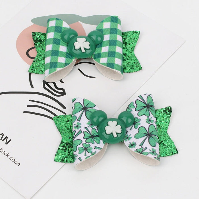 Wholesale Glitter Bow Kids Hair Clips JDC-HC-Danzuo031 Hair Clips 丹左 Wholesale Jewelry JoyasDeChina Joyas De China