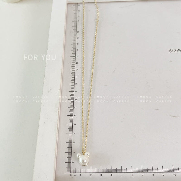 Wholesale Gold Pearl Necklace (F)JDC-NE-Jiaj002 necklaces 嘉静 Wholesale Jewelry JoyasDeChina Joyas De China