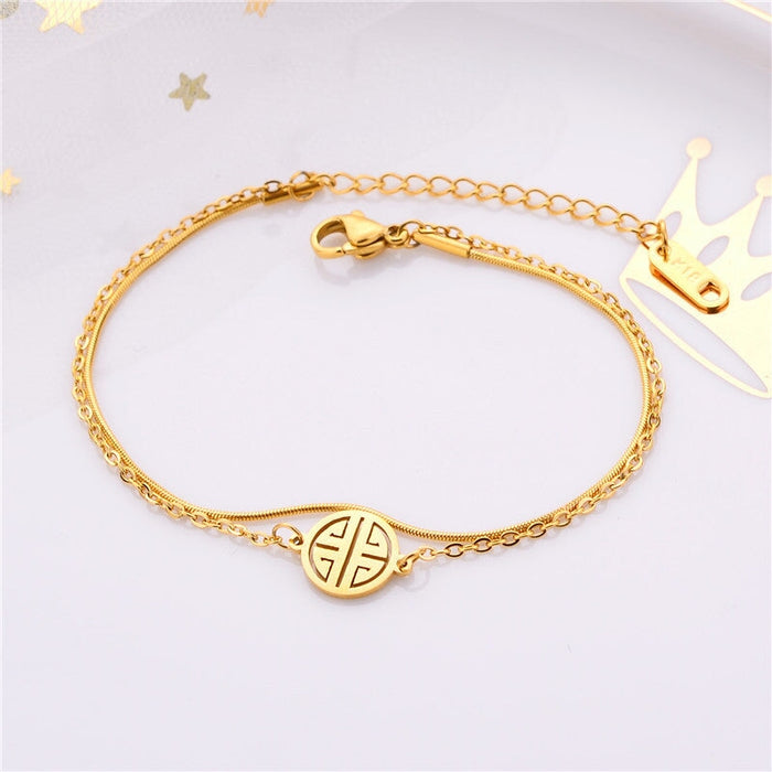 Wholesale gold stainless steel bracelet JDC-BT-Kucai002 Bracelet 酷彩 Wholesale Jewelry JoyasDeChina Joyas De China