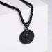 Wholesale gold stainless steel necklace JDC-NE-Aimi006 Necklaces 爱米萝 Black [without chain] Wholesale Jewelry JoyasDeChina Joyas De China