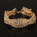 Wholesale gold woven rhinestone bracelet JDC-BT-ZHONGW007 Bracelet 众薇 Golden Wholesale Jewelry JoyasDeChina Joyas De China