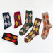 Wholesale green combed cotton socks JDC-SK-Qihen009 Sock 圻恒 Wholesale Jewelry JoyasDeChina Joyas De China