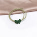 Wholesale green rubber hair bands JDC-HS-Jiax011 Hair Scrunchies 佳芯 Wholesale Jewelry JoyasDeChina Joyas De China