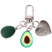 Wholesale Green Soft Pottery Avocado Keychain JDC-KC-Gongz029 Keychains 宫泽 Wholesale Jewelry JoyasDeChina Joyas De China