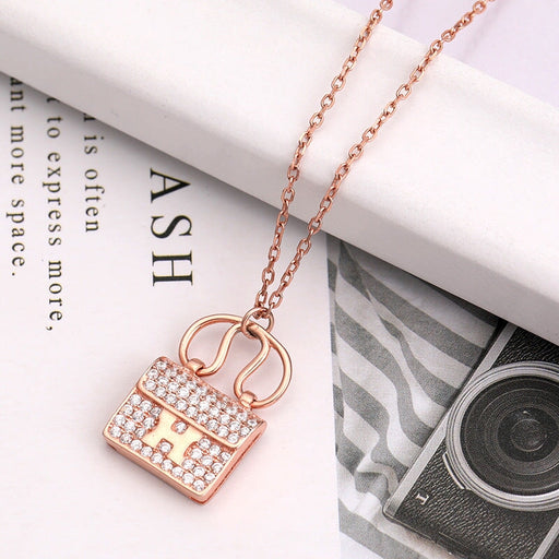 Wholesale H letter alloy necklace JDC-NE-Jiaow010 Necklaces 娇婉 Wholesale Jewelry JoyasDeChina Joyas De China