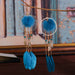 Wholesale Hairball Feather Alloy Tassel Earrings JDC-ES-Daiq007 Earrings 黛茜 Wholesale Jewelry JoyasDeChina Joyas De China