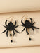 Wholesale Halloween Acrylic Black Spider Earrings JDC-ES-GANL007 Earrings 甘来 Wholesale Jewelry JoyasDeChina Joyas De China