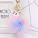 Wholesale Imitation Hair Alloy Hair Ball Pom Pom Keychain JDC-KC-Zuge014 Keychains 祖格 gold / Wholesale Jewelry JoyasDeChina Joyas De China