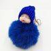 Wholesale imitation otter rabbit hair sleep doll keychain JDC-KC-QiShi007 Keychains 奇释 Borland / Wholesale Jewelry JoyasDeChina Joyas De China