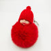 Wholesale imitation otter rabbit hair sleep doll keychain JDC-KC-QiShi007 Keychains 奇释 gules / Wholesale Jewelry JoyasDeChina Joyas De China