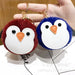 Wholesale Imitation Rabbit Fur TPU Leather Penguin Hair Ball Pendant Pom Pom Keychain JDC-KC-FRun001 Keychains 飞润 Wholesale Jewelry JoyasDeChina Joyas De China