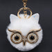 Wholesale Imitation Rex Rabbit Fur Big Eyes Sequined Owl Fur Ball Pom Pom Keychain JDC-KC-Zuge012 Keychains 祖格 Wholesale Jewelry JoyasDeChina Joyas De China