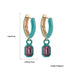 Wholesale INS Wind Geometric Water Drop Rhinestone Celi Earrings JDC-ES-Ruol005 Earrings 若龙 Wholesale Jewelry JoyasDeChina Joyas De China