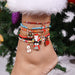 Wholesale Jewelry Random Anklet suit Fashion Santa Claus Christmas Tree Snowman Foot Jewelry Anklets JoyasDeChina Wholesale Jewelry JoyasDeChina Joyas De China