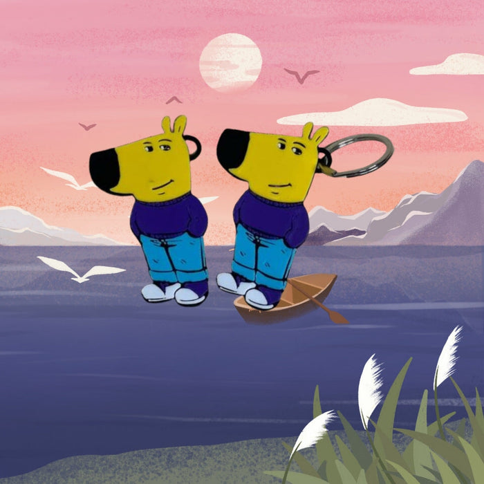 Wholesale Keychain Cartoon cute keychain Bag Calm Man Pendant Keychains JoyasDeChina Wholesale Jewelry JoyasDeChina Joyas De China