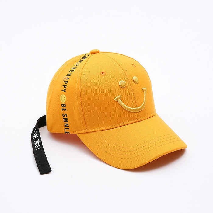 Wholesale Kids Baseball Hat Cotton Shade Hip Hop Hat JDC-FH-Qiuj004 Fashionhat 秋婕 yellow adjustable(48-54cm) Wholesale Jewelry JoyasDeChina Joyas De China