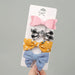 Wholesale Kids Bow Cloth Hair Clip Set JDC-HC-Danzuo026 Hair Clips 丹左 Wholesale Jewelry JoyasDeChina Joyas De China