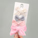 Wholesale Kids Bow Cloth Hair Clip Set JDC-HC-Danzuo026 Hair Clips 丹左 Wholesale Jewelry JoyasDeChina Joyas De China