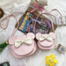 Wholesale kids Bright Sequin Bow PU Shoulder Bag JDC-SD-Hanc001 Shoulder Bags 韩创 Wholesale Jewelry JoyasDeChina Joyas De China