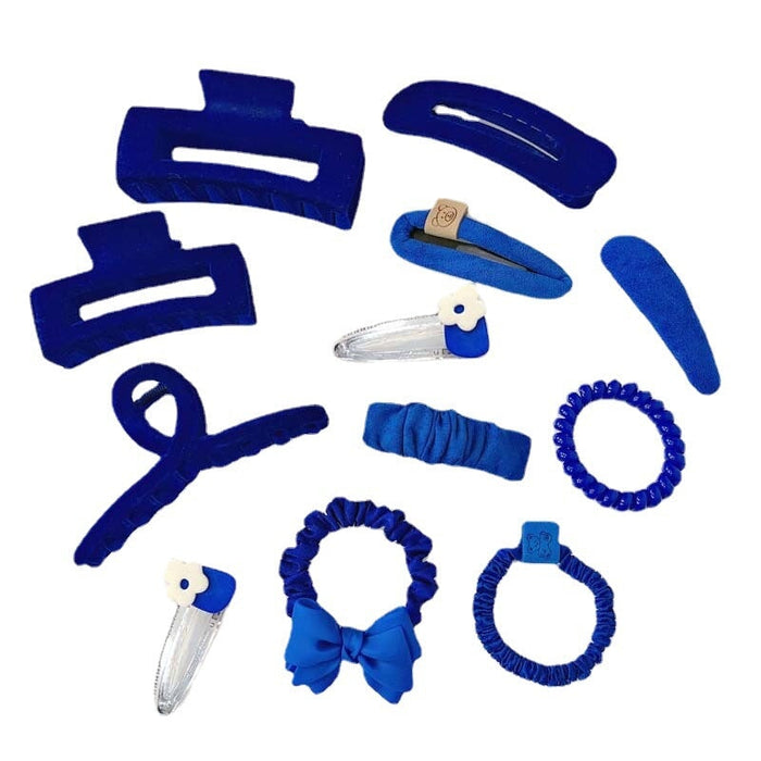 Wholesale Klein Blue Plastic Resin Hair Clip Hair Rope Headband JDC-HC-Jiax004 Hair Clips 佳芯 Wholesale Jewelry JoyasDeChina Joyas De China