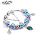 Wholesale large hole glass bead bracelet (F) JDC-BT-WUAI002 Bracelet 妩艾 Wholesale Jewelry JoyasDeChina Joyas De China